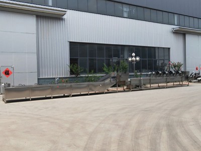 玉米蒸煮風干流水線